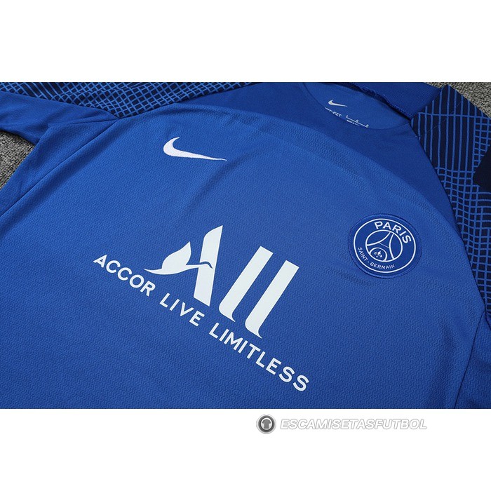 Chandal del Paris Saint-Germain Manga Corta 2022-23 Azul - Pantalon Corto